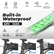 BATTERIA AL LITIO 48V 12AH PER