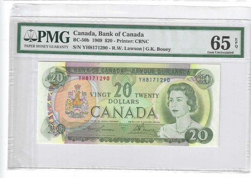 Canada dollari 1969 - canada, 20