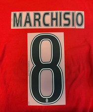 KIT MARCHISIO 8 NERO X MAGLIA CALCIO JUVENTUS ADIDAS NUOVO DEKOGRAPHICS NEW 