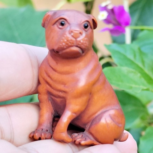 Gx1778 netsuke legno di - gx1778, in