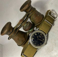 Antico orologio da polso militare pilota, LUFTWAFFE MILITARE WW II - 37 mm
