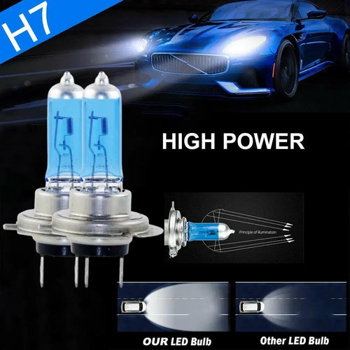 Luci effetto xenon idoneo - h7,