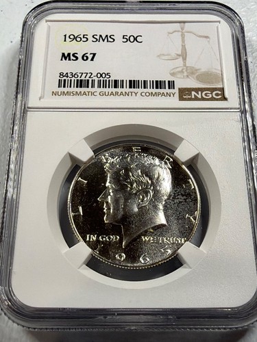 1965 kennedy mezzo dollaro - us,