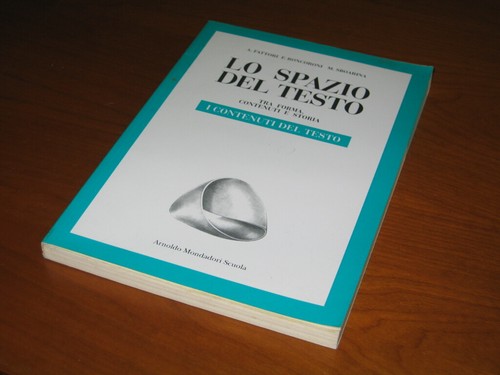 Spazio del testo tra - del, forma