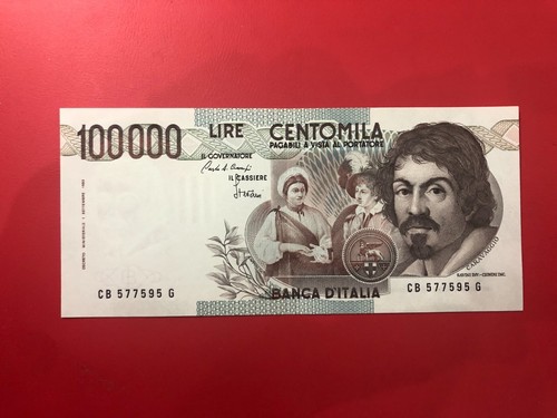 100000 lire 100 000 caravaggio - 100000,