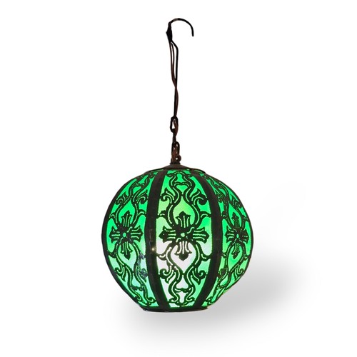Lampadario etnico ferro