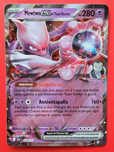 Carta pokemon mewtwo del - mewtwo, ex