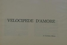 VELOCIPEDE D'AMORE MOSCA GIOVANNI STILO EDITRICE 0000  LEGATURA CON COFANETTO