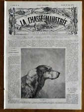 Rivista Caccia La Chasse illustrèe 1870  Chien Ardennais Piccioni