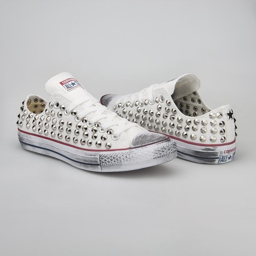 Converse bassa bianca