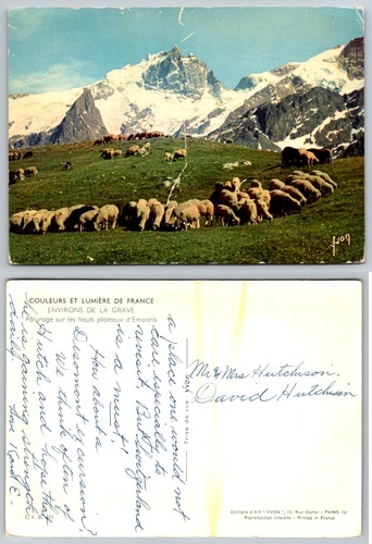 Cartolina alpi francesi - cartolina,
