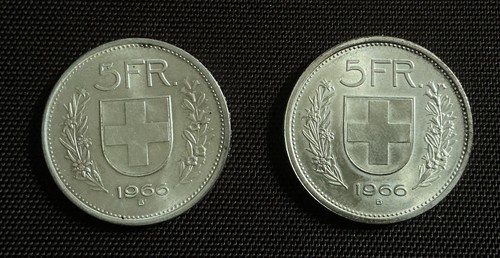 Svizzera franchi 1966 - svizzera, b