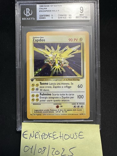 Carta card pokemon zapdos set - zapdos,
