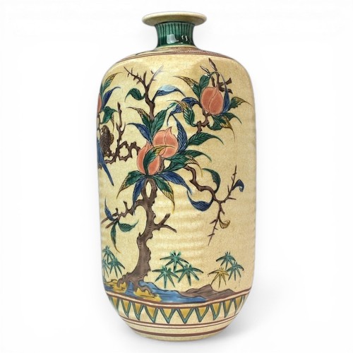 Vaso ceramica kutani - ceramica, antico