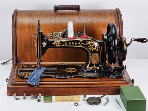 Rare 1886 antique singer 12k - singer,