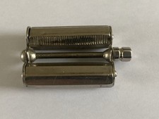 Very Rare Novelty Edwardian German White Metal Bicycle Pedal Design Vesta Case