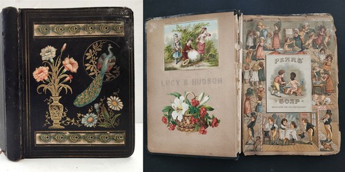 Antico album vittoriano 1880