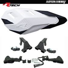 PARAMANI RACETECH CROSS ENDURO RTECH HP3  BIANCO NERO + KIT DI MONTAGGIO