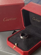 anello Love di Cartier 3 diamanti in oro bianco usato come nuovo con certificato