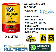3 LITRI OLIO AUTO BARDAHL XTC