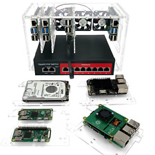 Cloudlet cluster 8 slot: per Raspberry Pi5, 4B e altri computer a scheda singola