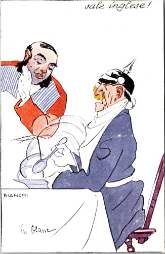 Cartolina art bianchi - cartolina, fumetto