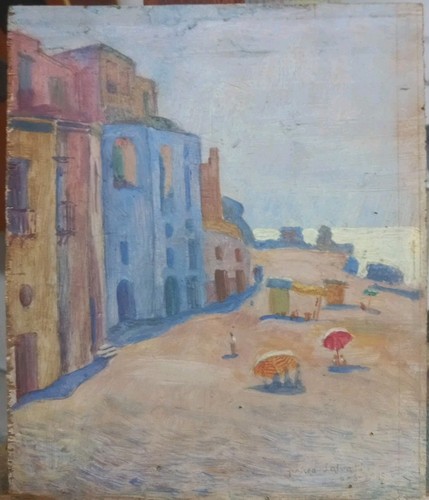 Antico quadro dipinto franco - dipinto,