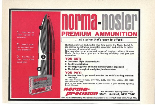 1965 norma nosler premium - norma-nosler,
