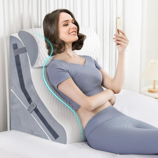 Cuscino a Cuneo per Dormire, Set Di Cuscini Ortopedici a Cuneo 15 in 1, 3 Pezzi,