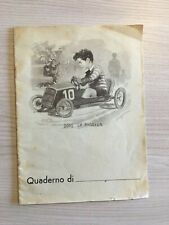 quaderno VINTAGE ANNI 40 DOPO LA PAGELLA ,AUTO A PEDALI,GIOCATTOLO