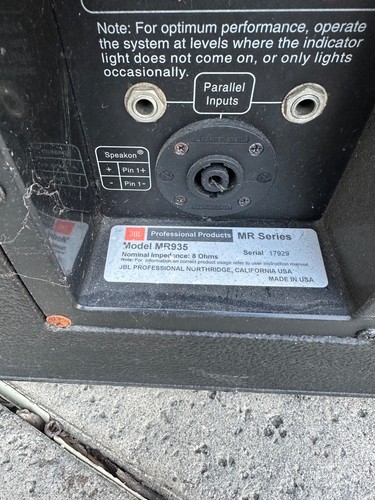 Altoparlante jbl mr935 - pa,