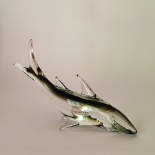 Squalo in vetro sommerso - Murano - Anni '60/'70 (cod. 1552)
