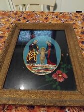 antica icona capoletto fine 800  Sacra Famiglia Maria San Giuseppe Gesù Bambino