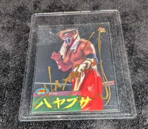Hayabusa signed pro wrestling - hayabusa, pro-wrestling