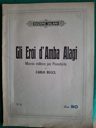 Gli eroi amba - alagi, marcia