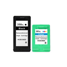2 CARTUCCE PER HP 350XL 351XL