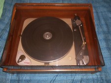 THORENS TD 124 MK1+BASE ORIGINALE+TESTINA SHURE M75 E USATO FUNZIONANTE