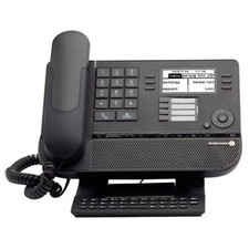 Alcatel Lucent 8028 IP Premium Deskphone Nero Tastiera Azerty Riconfezionato