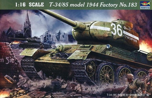 1944 baunummer 183 - t-34/85,