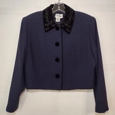 Rimini Cropped Navy Blazer