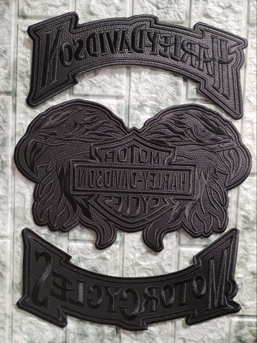 Harley lovers patches black - harley,