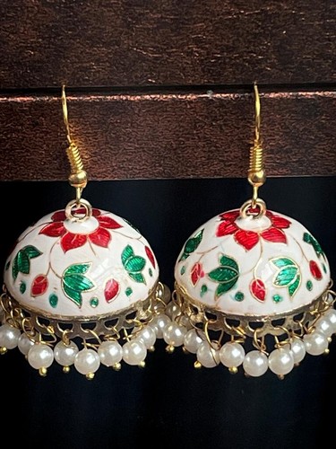 Orecchino jhumkha meenakari - jhumkha,
