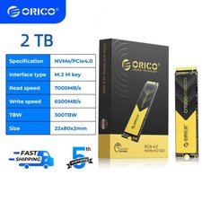 ORICO 2TB M.2 NVMe 2280 SSD da gioco interno PCIe 4.0x4 disco rigido PS5 PC gioco
