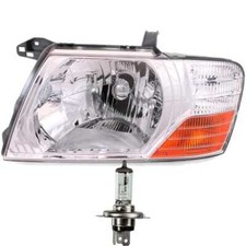 Fanale Sinistro per Mitsubishi Pajero Tipo V60 Anno Fab. 00-06 Cromo H4 Incl.