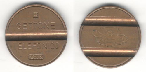 Gettone telefonico ipm - gettone,