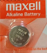 Maxell AG12 LR43 186 L1142 SG12 386 LR114 SR43 Pila Batteria 301 0 Hg,  1.5V