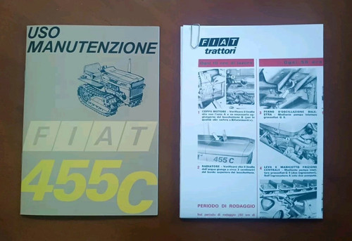 Trattore cingolato fiat 455 - 455, c