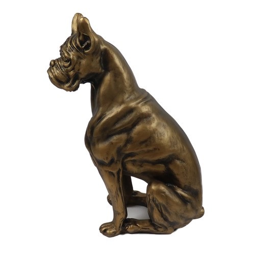 Statua cane boxer - scultura, 30"