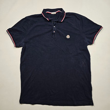 Moncler Maglia Polo Uomo Blu