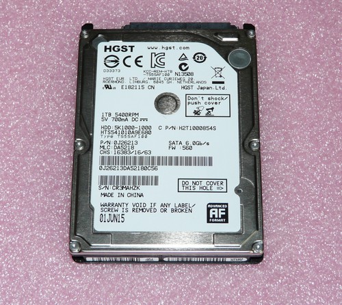 Disco rigido hgst - 1, tb